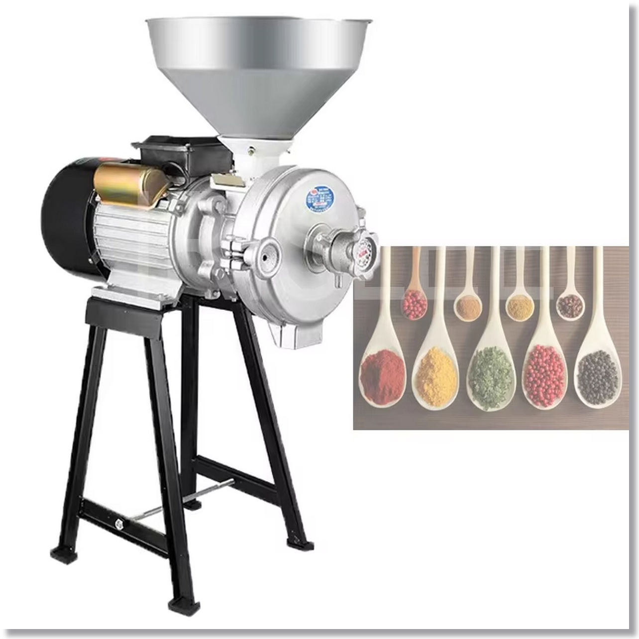 220V Electric Grinding Machine Grain Spice Corn Dry Food Mill Commercial For Home Flour Powder Crusher