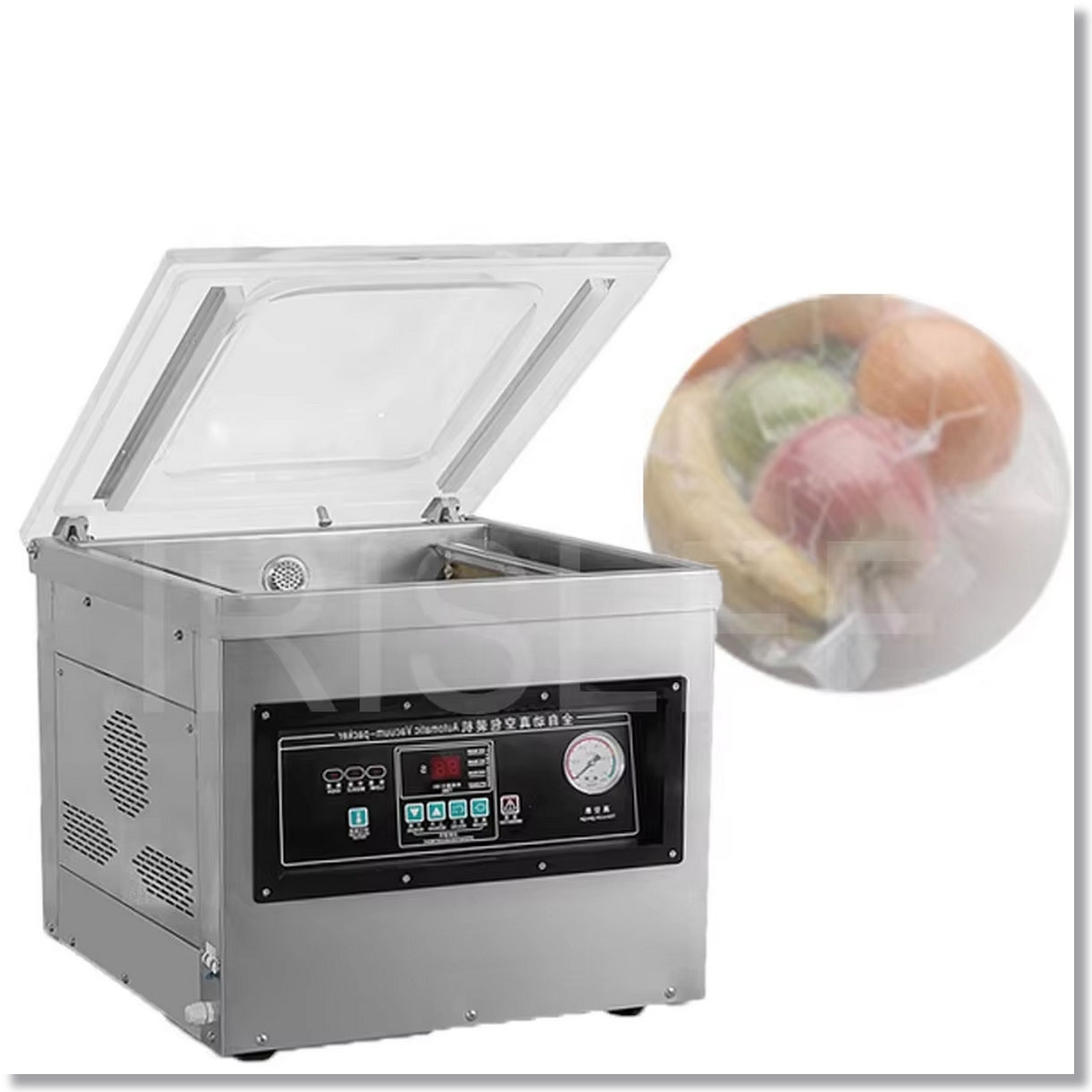 Scelleuse alimentaire sous vide de bureau DZ-400, Machine d'emballage alimentaire automatique, grande Machine d'emballage, scelleuse cuite compressée