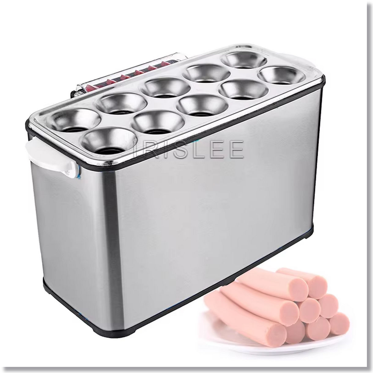 Egg Gas Commercial Electric Heating Hot Dog Automatic Egg Coated Sausage Machine