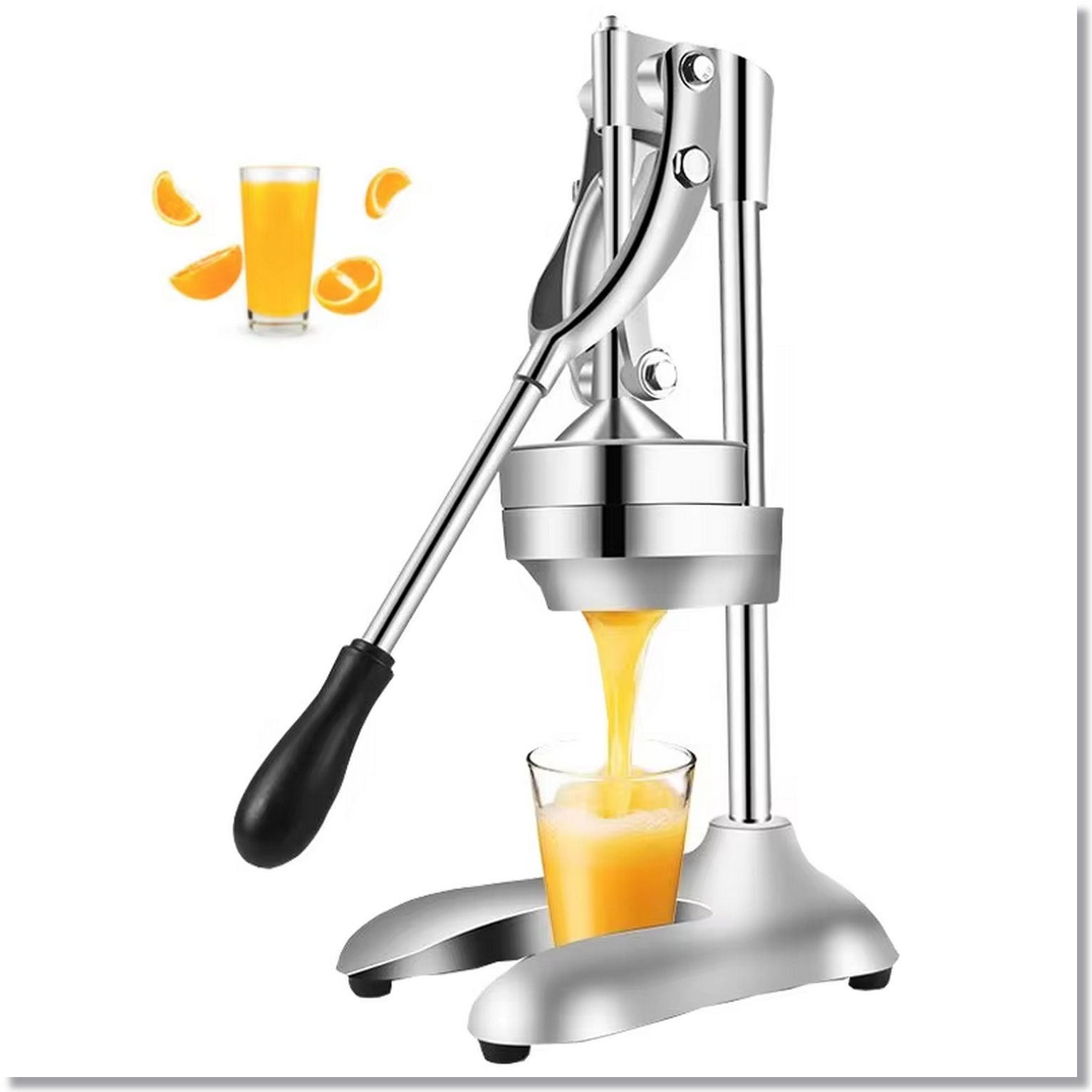 Food Fruit Extractor Citrus Orange Lemon Squeezer Stainless Steel Multifunctional Manual Juicer Machine