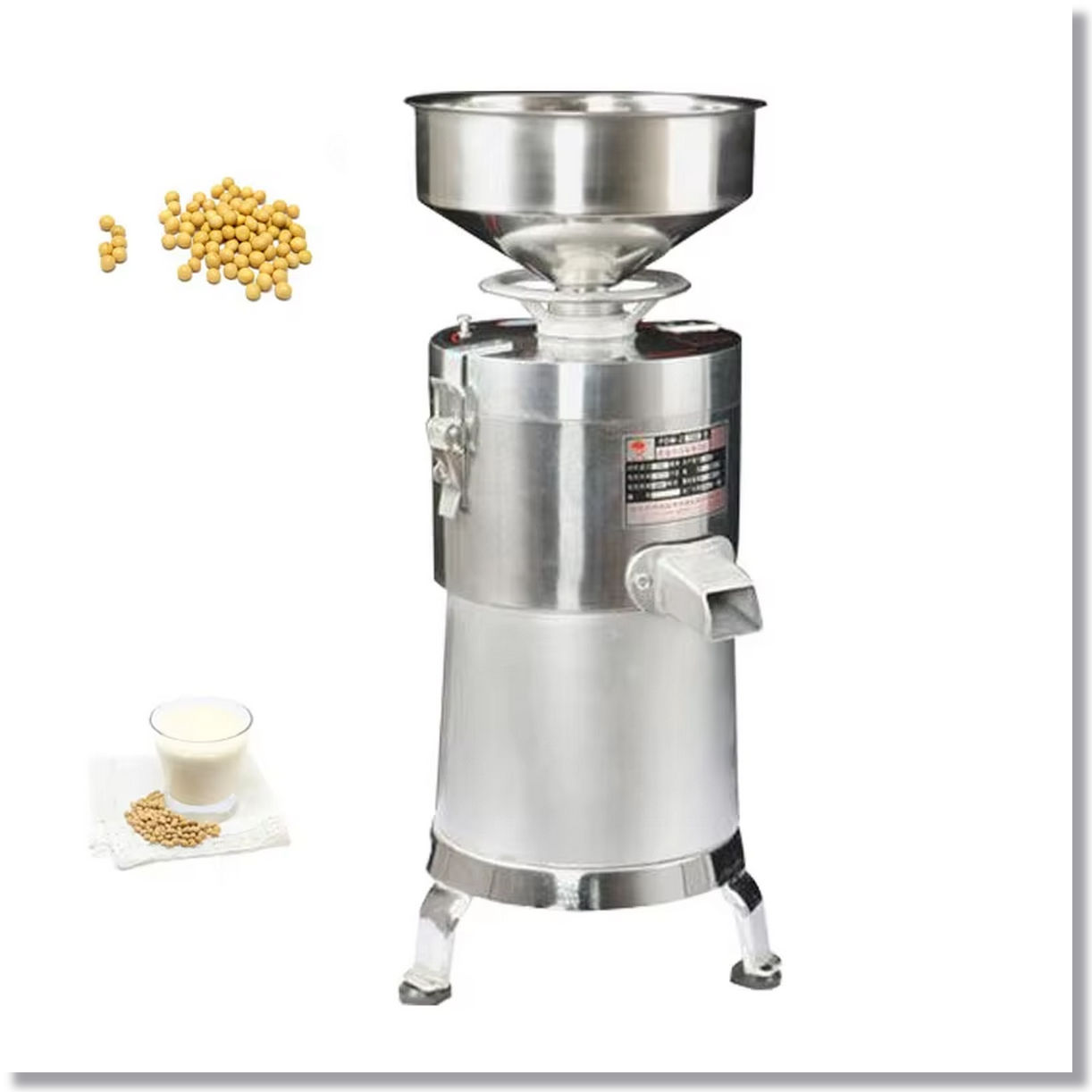 100 Type Stainless Steel Automatic Soybean Milk Machine Soybean Milk Maker Commercial Soy-Bean Grinding Machine Food Processors